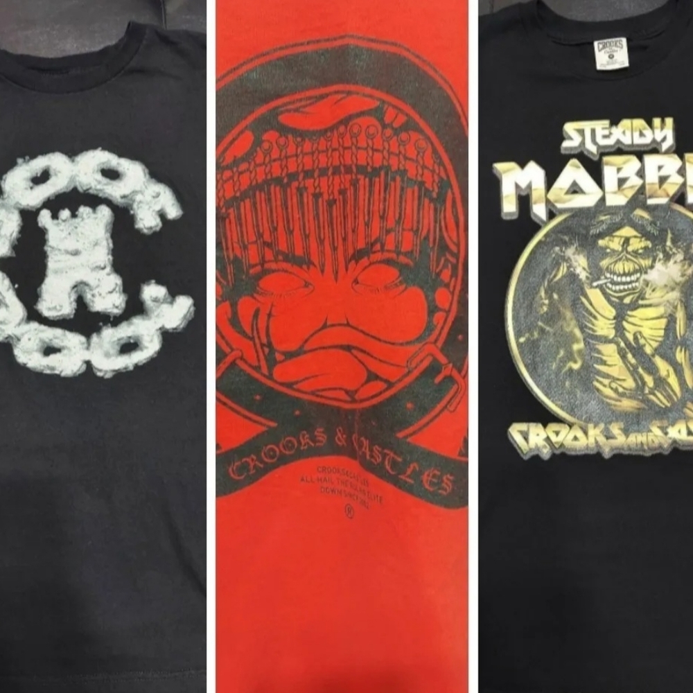 Crooks And Castles T-shirt Lot Of 3 Medium